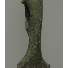 Axe, ritual item with ritual designs, discs